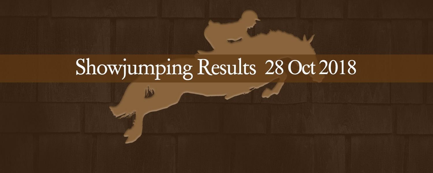 Ballavartyn Showjumping Results 28/10/18