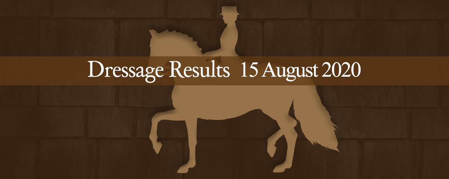 Ballavartyn Dressage Results 15-08-20