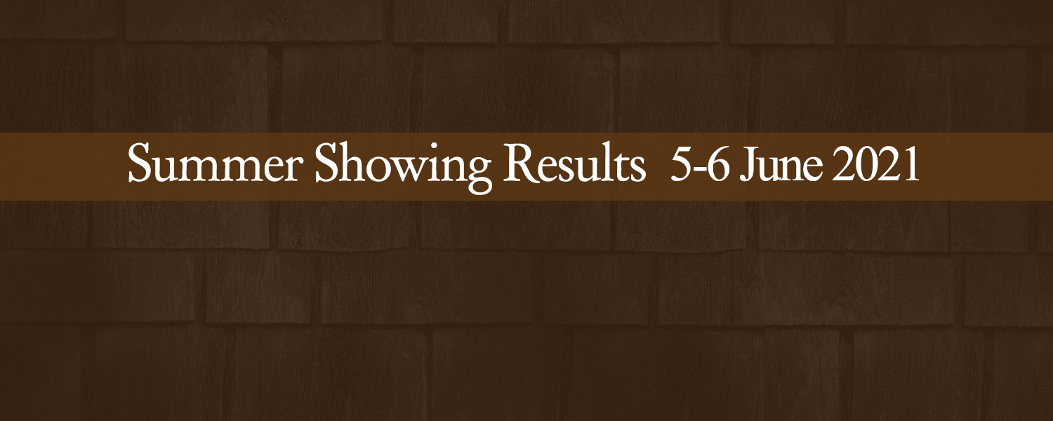 Ballavartyn Summer Showing Results 5-6 June 2021