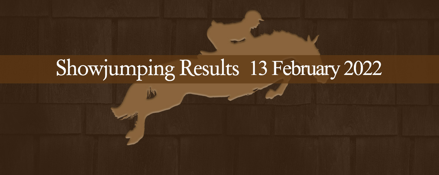 Ballavartyn Showjumping Results 13 February 2022