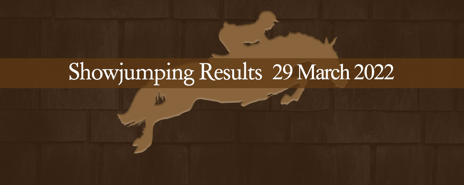 Ballavartyn Showjumping Results 29 March 2022