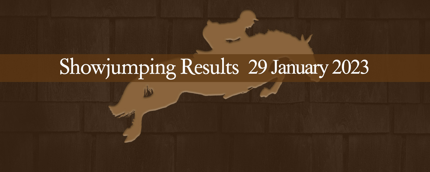 Ballavartyn Showjumping Results 29 January 2023