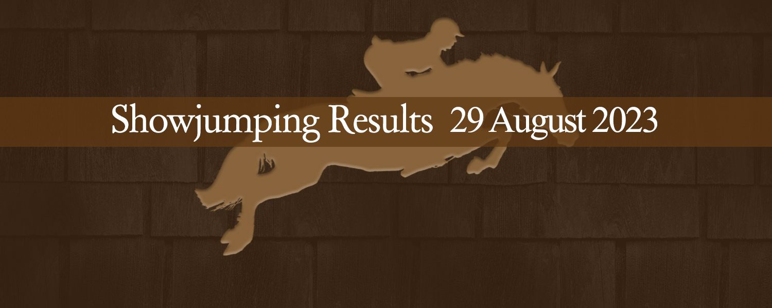 Ballavartyn Showjumping Results 29 August 2023